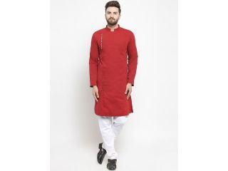 purple-state-men-maroon-solid-kurta-small-0