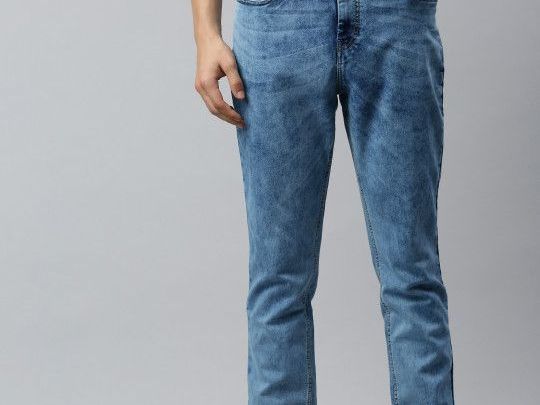 roadster-men-blue-jogger-fit-mid-rise-clean-look