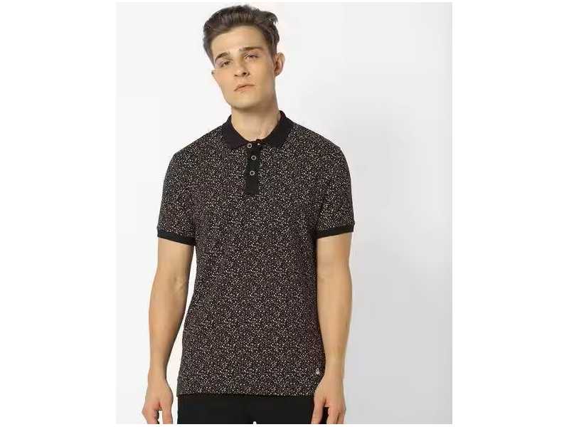 speckled-polo-t-shirt-with-vented-hemline-small-0