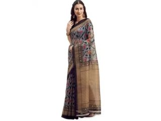 floral-print-sheer-through-saree-small-0