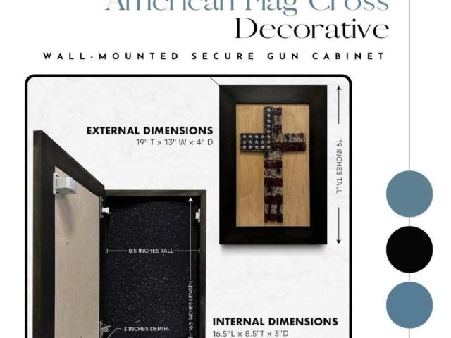 american-flag-cross-decorative-wall-mounted-secure-gun-cabinet