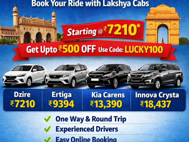 book-your-lucknow-to-delhi-taxi-service-with-lakshya-cabs