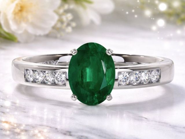 premium-emerald-gemstone-rings-for-engagement