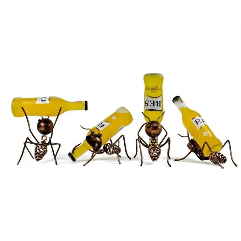 creative-ant-wine-rack-iron-bottle-holder-decor-big-0