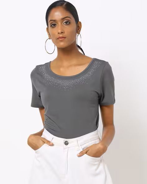 round-neck-t-shirt-with-embellished-neckline-big-0