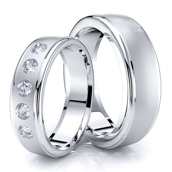 030-carat-step-edge-dome-diamond-wedding-ring-set-big-0