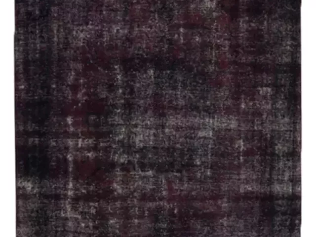 9x12-vintage-distressed-overdyed-persian-area-rug-108926