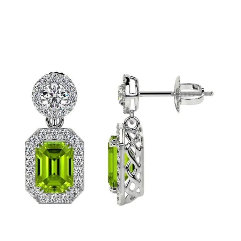 round-diamonds-and-natural-emerald-cut-peridot-gemstone-earrings-big-0