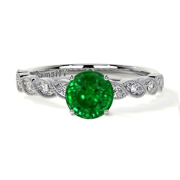 buy-070-cts-emerald-ring-with-diamonds-for-women-at-gemsny-big-0