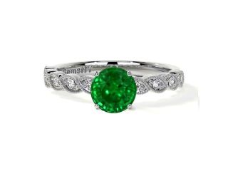 buy-070-cts-emerald-ring-with-diamonds-for-women-at-gemsny-small-0