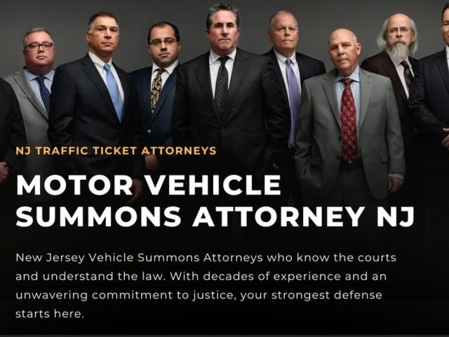 motor-vehicle-summons-attorneys-new-jersey
