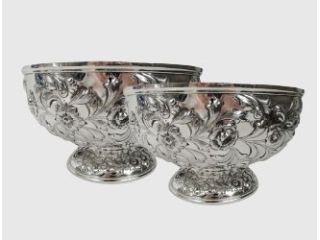 antique-silver-bowl-vintage-collectible-for-sale-small-0