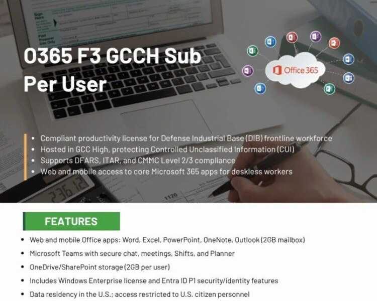 gcc-high-o365-f3-license-at-just-5user-for-defense-contractors