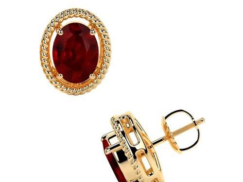 aaa-quality-natrual-ruby-stud-earring-shop-now