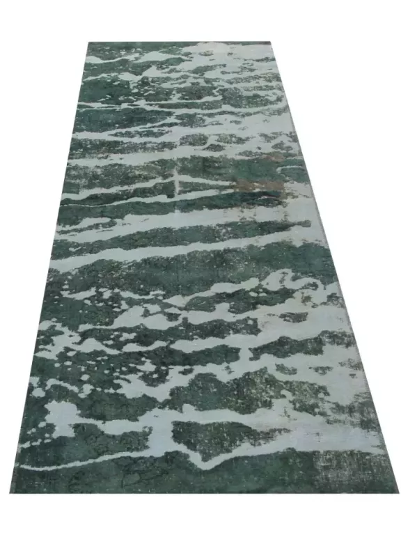 3x8-green-vintage-overdyed-persian-runner-rug-109652-big-2