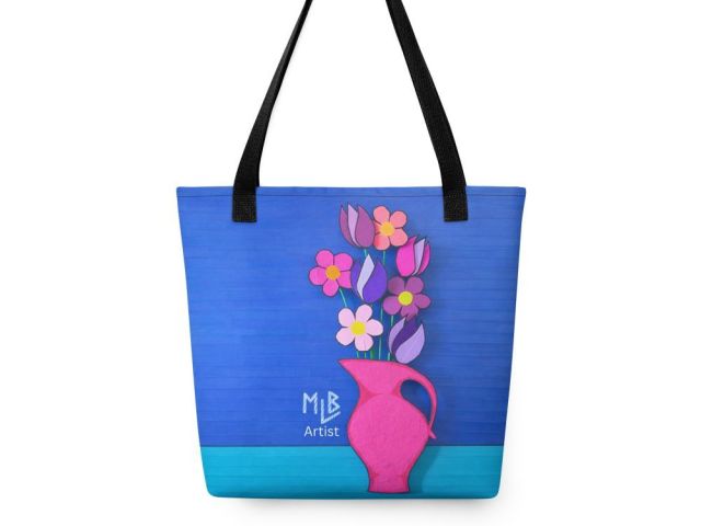 duct-tape-flowers-tote-bag