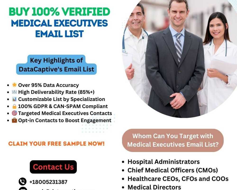 buy-medical-executives-email-list-for-fast-decision-maker-reach