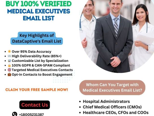 buy-medical-executives-email-list-for-fast-decision-maker-reach