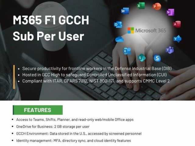 m365-f1-gcch-license-for-dib-only-360user