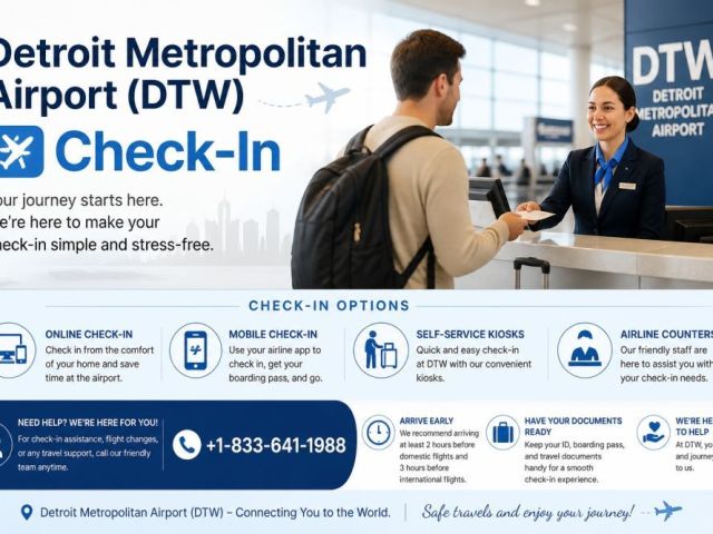detroit-metropolitan-airport-dtw-check-in-1-833-641-1988
