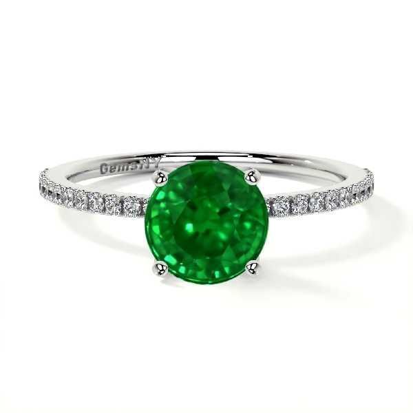 buy-067-cts-emerald-ring-with-diamonds-for-women-at-gemsny-big-0