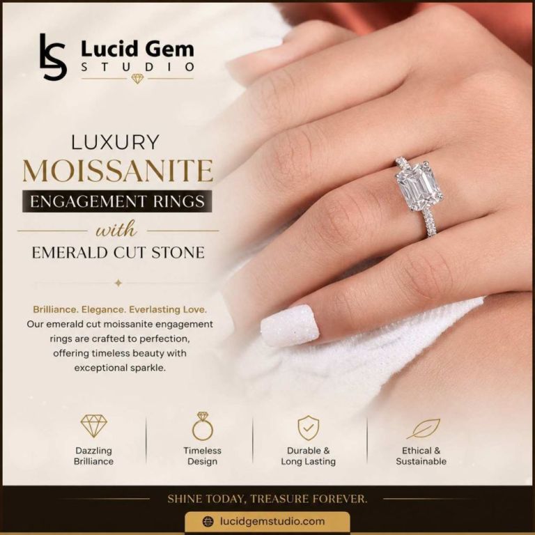luxury-moissanite-engagement-rings-with-emerald-cut-stone-big-0