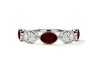 14k-white-gold-diamond-and-half-eternity-ruby-wedding-ring-small-0