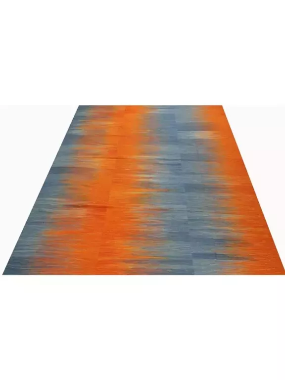 8x12-orange-blue-persian-kilim-rug-in-dallas-tx-big-1