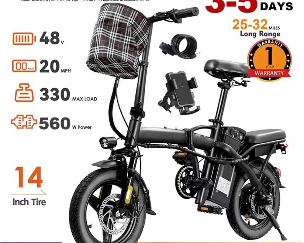 folding-electric-bike-limited-time-deal