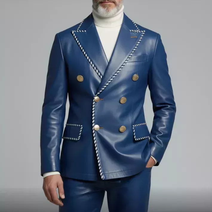mens-luxury-blue-leather-double-breasted-blazer-gold-buttons-big-0