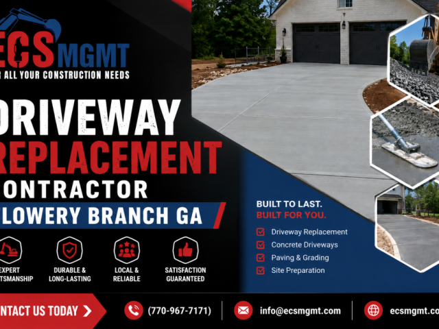 driveway-replacement-contractor-flowery-branch-ga