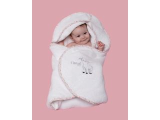 buy-pink-hooded-baby-towel-in-usa-soft-comfort-for-spring-season-small-0