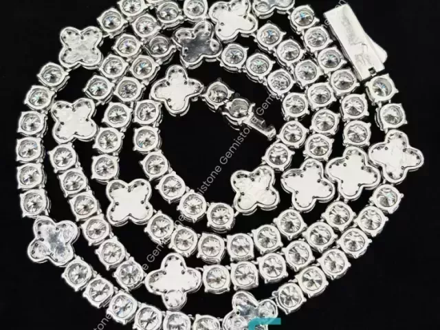 10mm-silver-round-four-leaf-clover-tennis-moissanite-chain-big-1