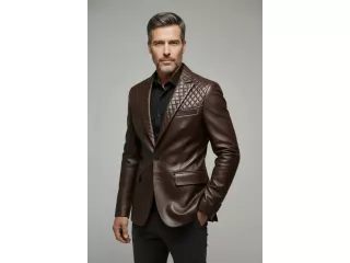 mens-brown-quilted-leather-blazer-small-0