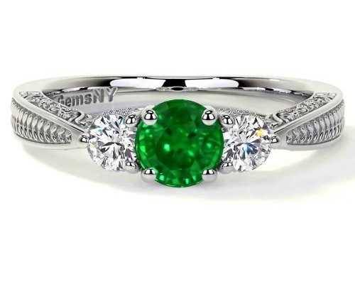 best-price-lab-grown-emerald-engagement-ring-gemsny-080cttw