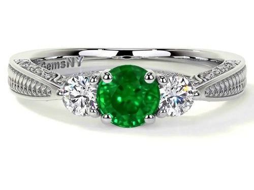 best-price-lab-grown-emerald-engagement-ring-gemsny-080cttw