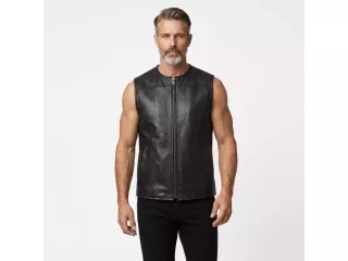 mens-black-leather-biker-vest-small-0