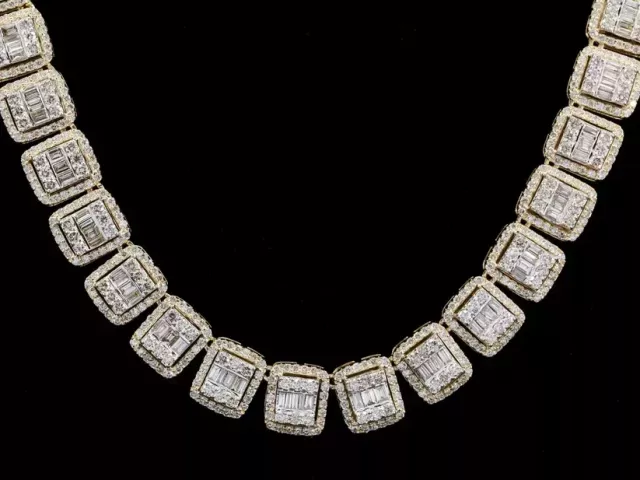 925-silver-hip-hop-rectangle-cuban-moissanite-baguette-chain