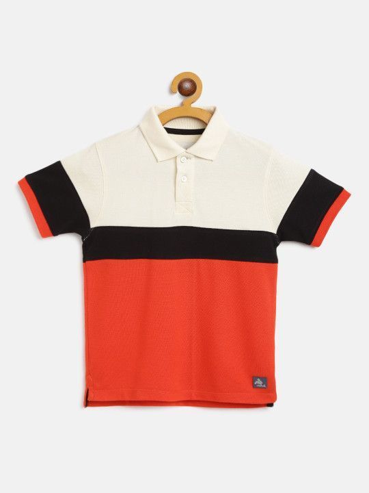 cherry-crumble-boys-cream-coloured-orange-colourblocke-polo-big-0