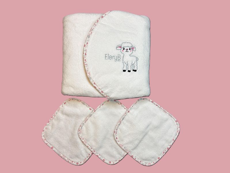 buy-soft-pink-baby-towel-for-spring-season-comfort-big-0