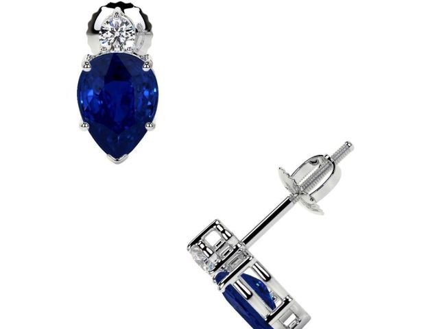 natural-pear-shape-sapphire-stud-earrings-with-round-diamond