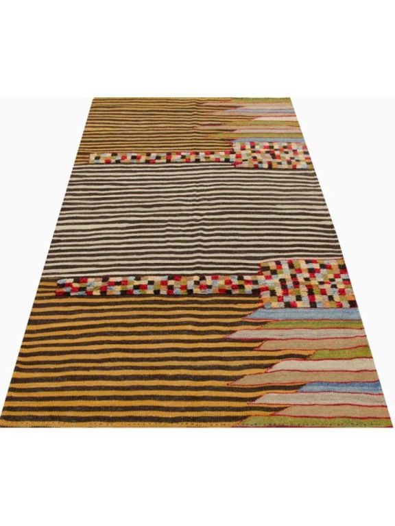 3x6-yellow-gray-persian-kilim-runner-rug-in-dallas-tx-big-0