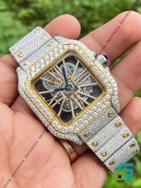 studded-skeleton-dial-stainless-steel-two-tone-moissanite-watch-big-1