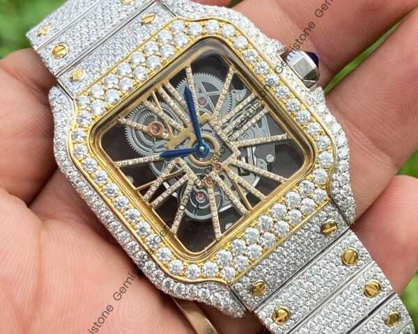 studded-skeleton-dial-stainless-steel-two-tone-moissanite-watch