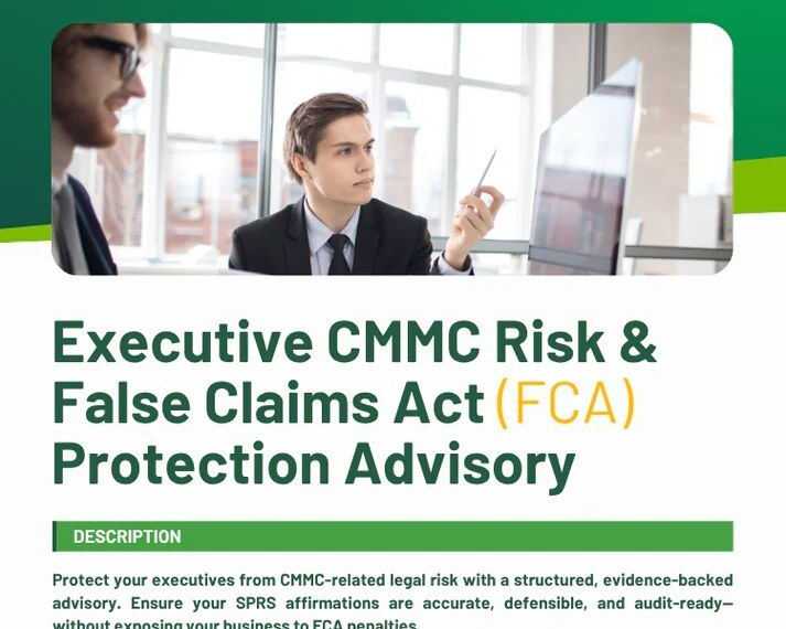 executive-cmmc-risk-fca-protection-advisory