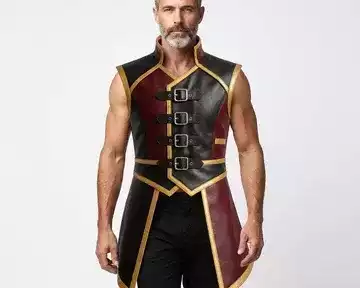 mens-leather-gothic-vest