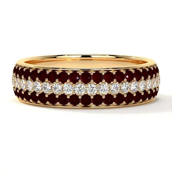 buy-ruby-wedding-band-with-shared-prong-diamonds-and-round-rubies-big-0