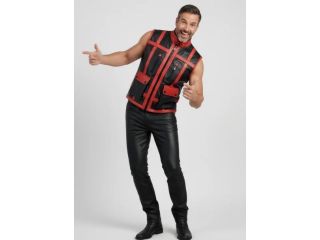 mens-black-leather-vest-with-red-stripes-small-0