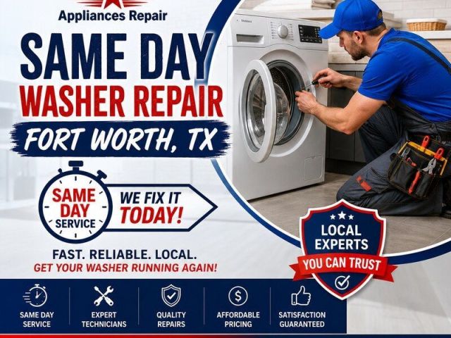 same-day-washer-repair-fort-worth-texas