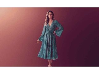 elegant-printed-silk-drawstring-dress-at-livalya-small-0